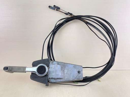 [008501] Yamaha 704 Top Mount Control Box Binnacle With 16' Cables - Cracked Handle