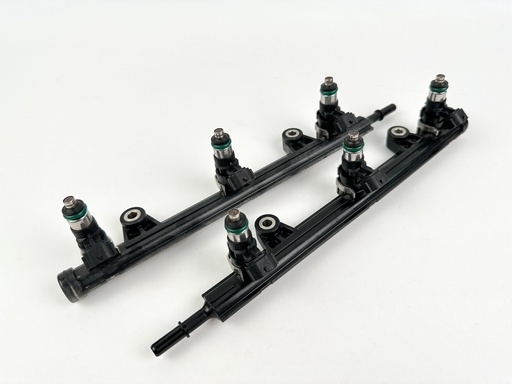 [3670] 2015 Yamaha 250HP Outboard Engine Fuel Injector Set With Fuel Rail