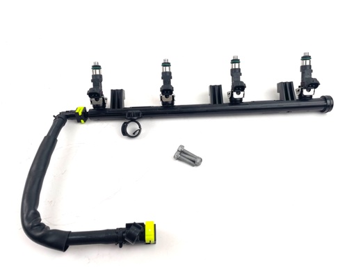 [017008] 2017 Yamaha 200 HP 4 Stroke Outboard Fuel Injector Set W/ Rail 6DA-13160-01-00