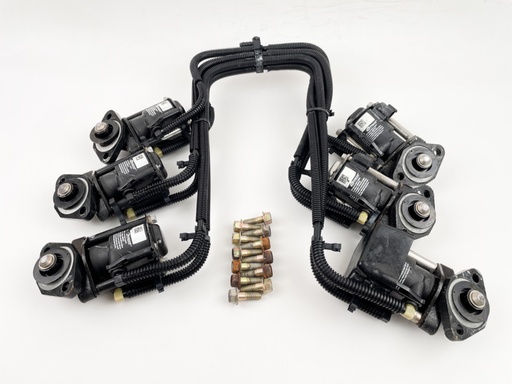 [017441] 2001-2005 Evinrude Johnson Ficht 200 225 250 HP Fuel Injector Set