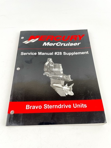 [019463] Mercury Service Manual # 28 Bravo Sterndrive Units Supplement 90-863160030