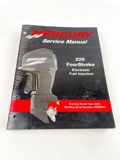 [019441] 2002 Mercury Outboard Factory Service Manual 225 Fourstroke 90-888465