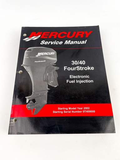 [019433] 2002-04 Mercury Outboard 30/40 FourStroke EFI Service Manual 90-883064R01