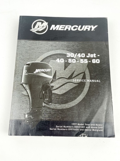 [019303] MERCURY MARINE 30/40 JET 40-50-55-60 SERVICE MANUAL 90-8M0110565