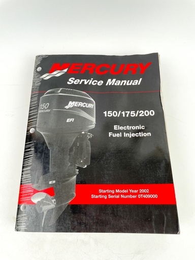 [019548] 2001 Mercury OUTBOARD Service Repair Manual 150/175/200 HP 90-883728