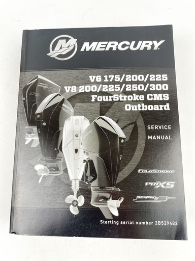 [019531] 2018 Mercury V6 175-200 V8 225-300 4-Stroke CMS Service Manual 90-8M0124302