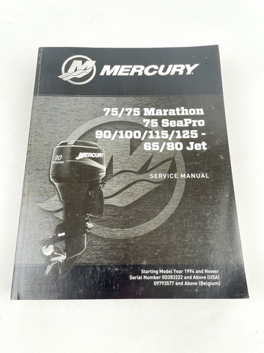 [019515] Mercury Service Manual 75/90/100/115/125 65/80 Jet 90-8M0110566