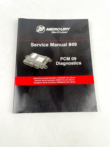 [019505] Mercury Service Manual #49 PCM 09 Diagnostics September 2013 90-8M0086113