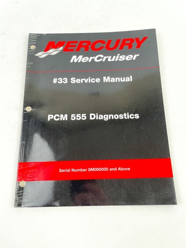 [019488] Mercury MerCruiser PCM 555 Diagnostics Service Manual #33 90-863757-1