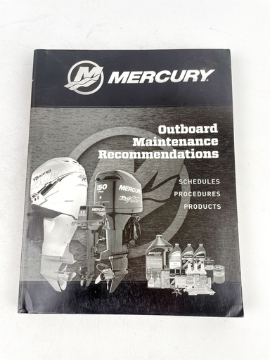 [019483] 2017 Mercury Service Manual -Outboard Maintenance Recommendations 90-8M0122801
