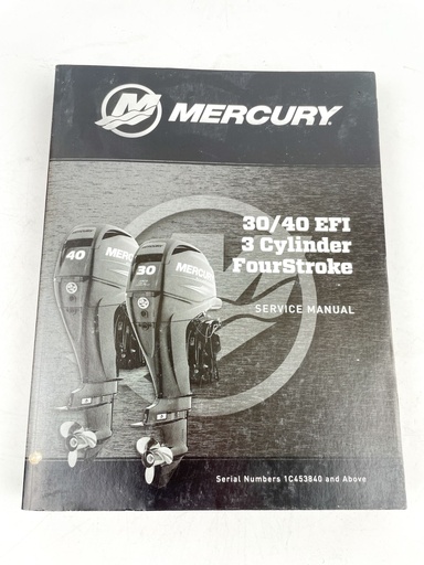 [019479] Mercury 2016 30/40 EFI 3 Cylinder FourStroke Service Manual 90-8M0105569