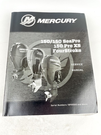 [019605] 2018 Mercury 150/150 Seapro 150 Pro XS 4-Stroke Service Manual 90-8M0146867