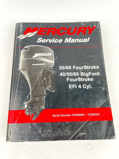[019599] 2007 MERCURY 50/60, 40/50/60 BIGFOOT, 40 JET EFI FOURSTROKE SERVICE MANUAL