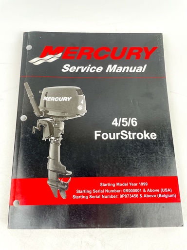 [019575] 2006 Mercury Marine Outboard 4/5/6 HP FourStroke Service Manual 90-857138R02