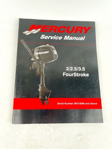 [019573] 2009 Mercury Outboard Service Repair Manual 2 2.5 & 3.5 HP 4-Stroke 90-899925001