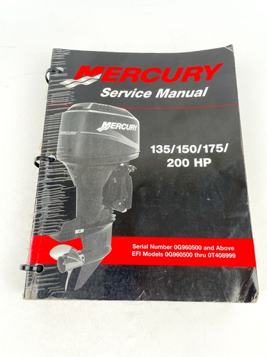 [019558] 2002 Mercury 135/150/175/200 HP Service Manual 90-878079R01