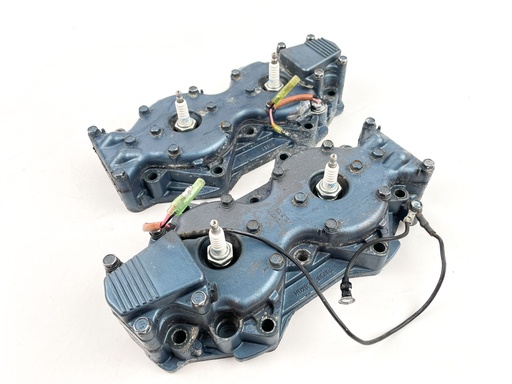 [019401] 1996 Yamaha 115 HP 2 Stroke Outboard Cylinder Head Set 6E5-11111-10-94 OEM