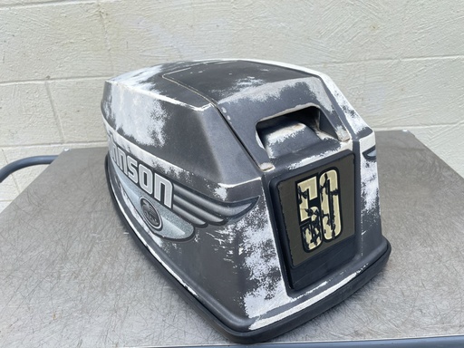 [017595] 1999 Johnson 50 HP 2 Stroke Outboard Top Cowling 5000417 OEM