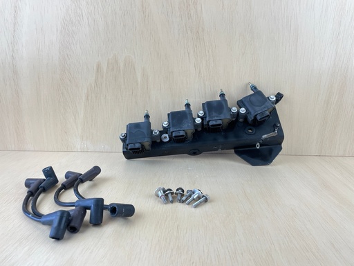 [3914] 2006 Mercury 60HP 4 Stroke Outboard Ignition Coil Set of 4 With Mounting Plate 879984T00