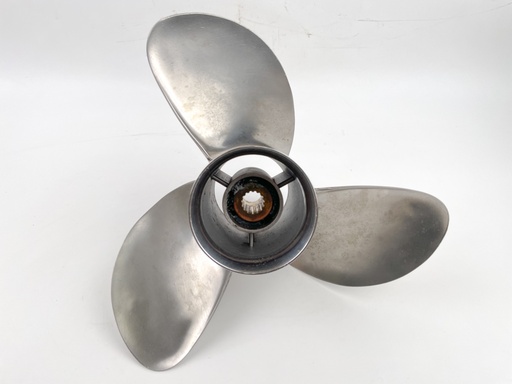 [022268] Yamaha Outboard Stainless Steel Propeller 15 1/4 X 17 17-M 3 Blade RH