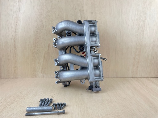 [3886] 2003 Yamaha 115HP F115 Outboard Intake Manifold Assembly Throttle Body & Bolts