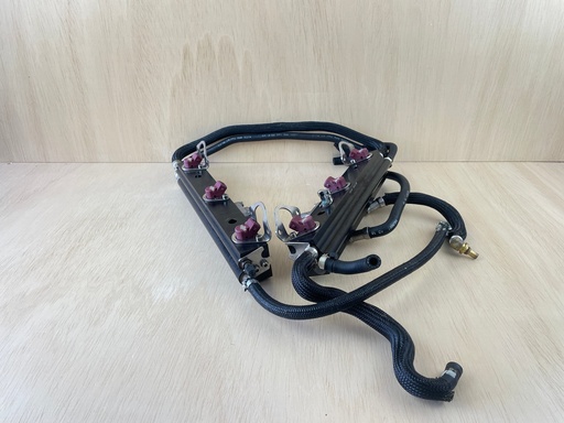 [3866] 2007 Mercury 225HP Optimax Fuel Injector Set With Fuel Rails 895747T02 804528