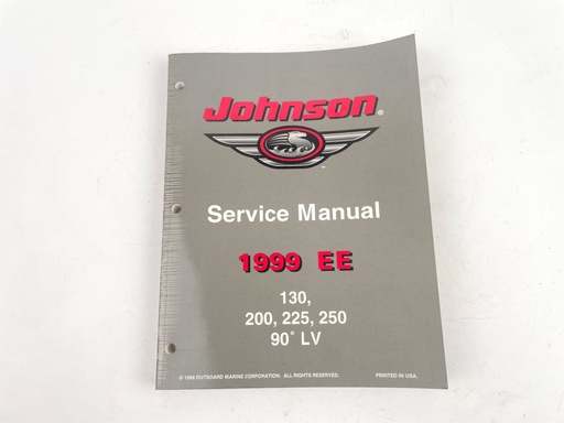 [023509] Johnson Outboard Service Repair Manual 1999 EE 130 200 225 250 90° LV 787032