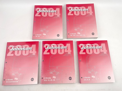 [023493] JOHNSON/EVINRUDE 5005634, 5005638, 5005640, 5005646, 5005647, 5005466 MANUAL SET