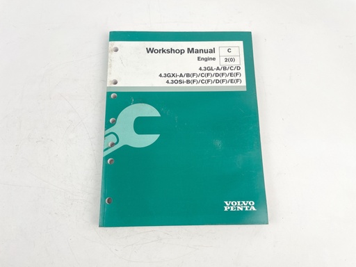 [023406] VOLVO PENTA Workshop Manual C -2(0) ENGINE 4.3GL-A/B/C/D 7743365