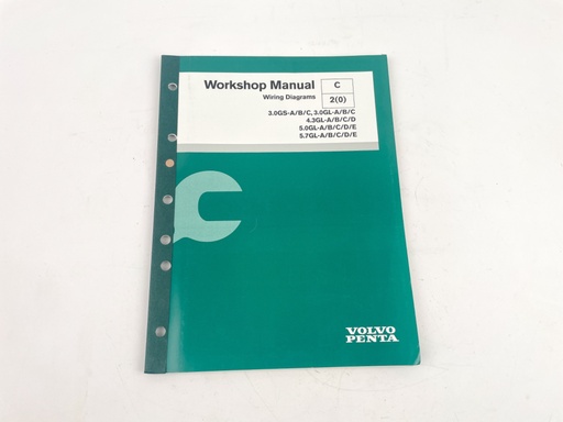 [023394] Volvo Penta 3.0GS 3.0GL 4.3GL 5.0GL 5.7GL Wiring Diagrams 7743606