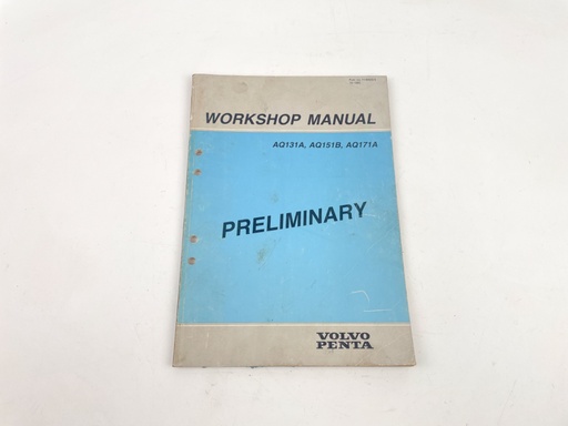 [023382] Volvo Penta Stern Drive AQ131A, AQ151B, AQ171A 7730555-5