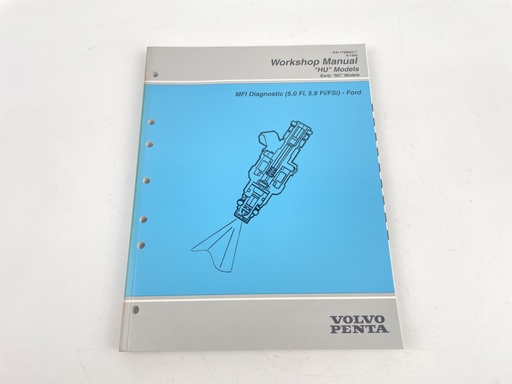 [023360] 1995 Volvo Penta MFI Diagnostic "HU" & early "NC" Workshop Manual 7788852-7