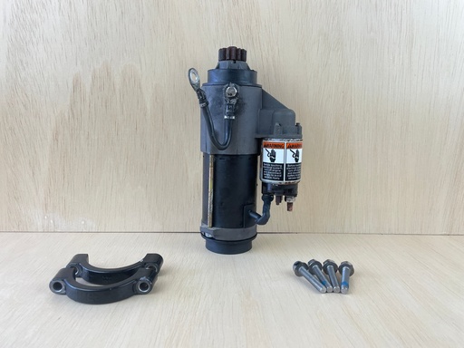 [3855] 2007 Mercury 225HP Optimax DFI Starter Assembly With Brackets & Bolts 892339T01