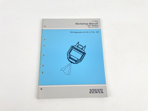 [023358] Volvo Penta "HU" Service Workshop Manual TBI Diagnostic GM 7788853-5