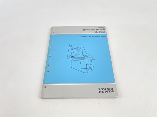 [023355] Volvo Penta "HU" Models SX Drive Unit & Transom Shield Workshop Manual 7788851-9