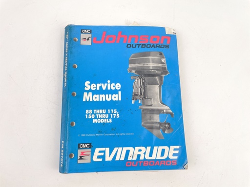 [023567] 1990 OMC EVINRUDE & JOHNSON 88-115, 150-175 SERVICE MANUAL 507874