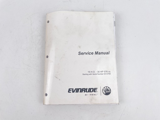 [023543] 2018 Evinrude E-Tec Service Manual 15 H.O. - 30 HP 576 cc. 5010277