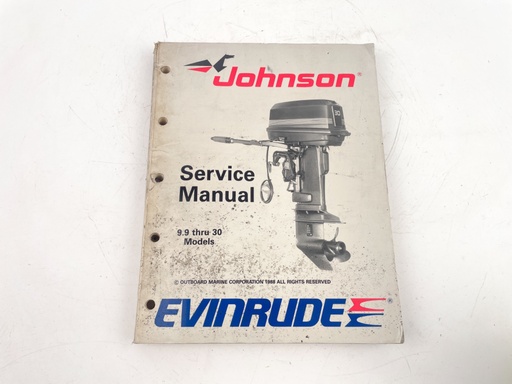 [023537] OEM 1989 CE Johnson Evinrude Outboard 40 thru 55 hp Service Manual 507755
