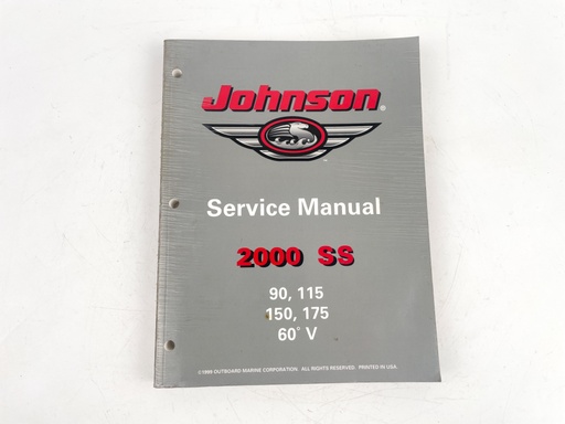 [023529] 2000 OMC Johnson SS 60° V 90 115 150 175 Service Manual 787070