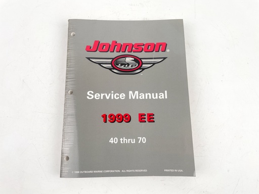 [023525] 1999 EE Johnson Outboard Marine 40 thru 70 HP Models Service Manual 787030