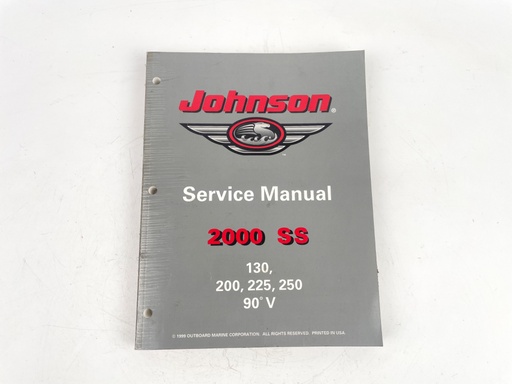 [023513] 2000 SS Johnson Outboard Marine 130/200/225/250 90° V Service Manual 787071