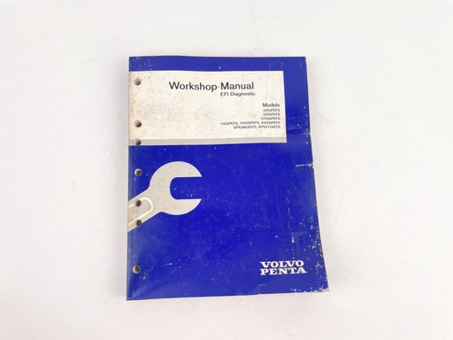 [023708] 1999 Volvo Penta Factory Workshop Manual Engine EFI Diagnostics 7797354