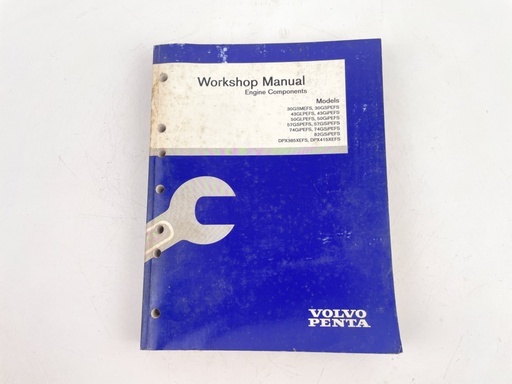 [023706] Volvo Penta Genuine OEM Marine Engine Components Workshop Manual 7797353