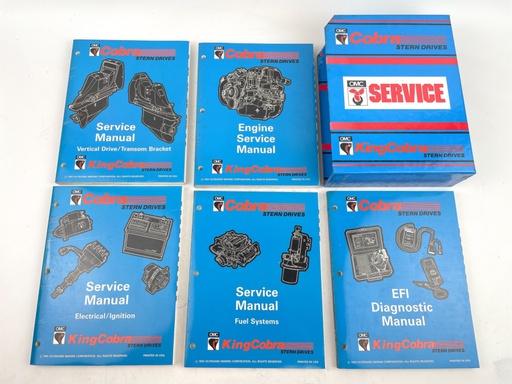 [023723] OMC King Cobra Service Manual Engine Vertical Drive EFI Fuel Systems 500592