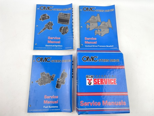 [023717] 1998 OMC Stern Drive "BY" 5 Book Service Manual Set 501197