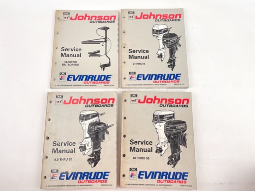 [023715] OMC Johnson Evinrude Outboard Service Manuals 508279 (COMPLETE SET)