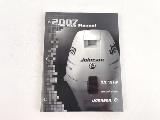 [023619] 2007 Johnson 9.9, 15Hp OEM Service Shop Manual Booklet 5007221
