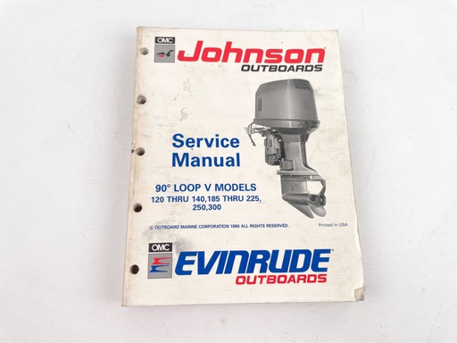 [023613] Johnson Evinrude Outboard Service Manual 90 Loop V Models 120-140 185-300 507951