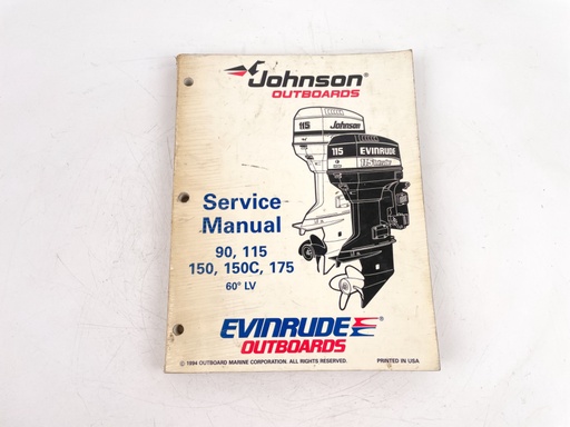 [023607] 1994 Evinrude Johnson Outboards "EO" 60°LV 90 115 150 150C 175 Manual 503151