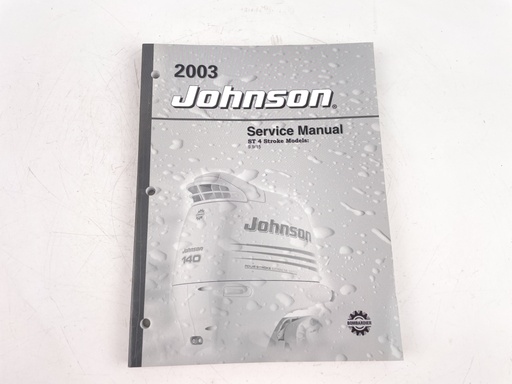 [023800] 2003 Johnson Outboard ST 4 Stroke 9.9/15 HP Models Service Manual 5005714